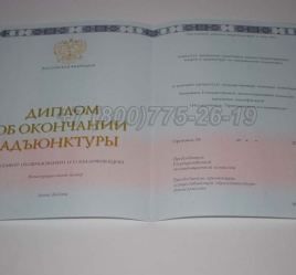 Диплом Адъюнктуры 2017г в Альметьевске