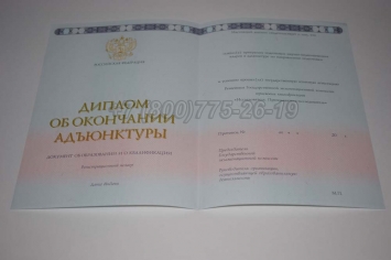Диплом Адъюнктуры 2018г в Альметьевске